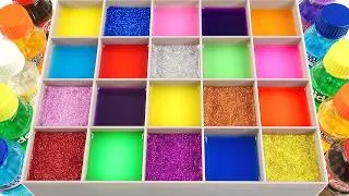 Thumbnail: Satisfying Video l Mixing All My Slime Hedge Maze l Make Slime WITH Glossy CubeTub Cutting Ball ASMR