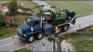 Thumbnail: The Construction Crew to the Rescue! 🚧 Stop Motion Toy Vehicles