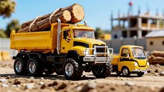 Thumbnail: Toy Monster Truck Race! Police, Fire Truck & Dump Truck Off-Road Adventure