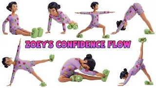 Thumbnail: Zoey’s Confidence Flow | Yoga for Relaxation & Flexibility | Rainbow Yoga