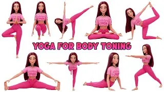 Thumbnail: Yoga for Body Toning | Flexibility & Strength | Kpop Demon Hunters Poses | Rainbow Yoga