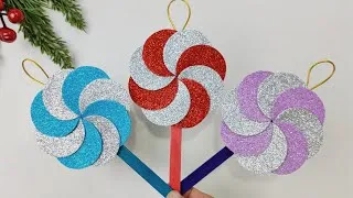 Thumbnail: DIY Lollipop Christmas Decor - Foam Sheet Craft Idea