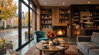 Thumbnail: Smooth Jazz Instrumental Music ~ Autumn Coffee Shop Ambience 🍂 Relaxing Piano Jazz Music for Work
