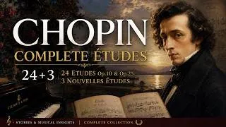 Thumbnail: Chopin’s Complete Études 24+3 | Guide to Op.10, Op.25 & Trois Nouvelles Études