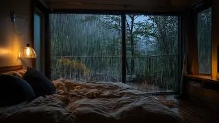 Thumbnail: Endless Forest Rain Beyond the Cabin 🌧️ | Night Rain Sounds for Deep Sleep