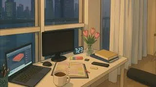Thumbnail: Late Night Study Session ☕ Calm Piano & Ambient Music for Focus, Reading & Deep Work