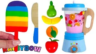 Thumbnail: Crafting a Rainbow Popsicle with Toy Fruit