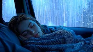 Thumbnail: Fall Asleep Naturally and Ease Insomnia Tonight with Rain Sounds with Thunderstorm on a Car Roof