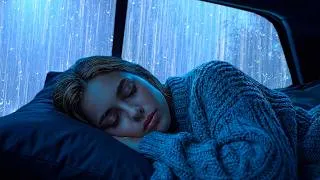 Thumbnail: Sleep Well Instantly with Big Storm,Terrible Rain & Thunderstorm Roaring on Car Roof at Stormy Night