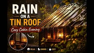Thumbnail: ☔ Relaxing Rain on a Tin Roof | Cozy Cabin Evening & Peaceful Moments ⭐
