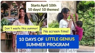 Thumbnail: Improve Memory, Focus & Creativity | 10 days Little Genius Summer Program | The Toddler's Brain