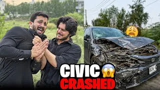 Thumbnail: Nadeem’s Civic hit & Crashed by me😭Showroom ki ownership change ho gai😱