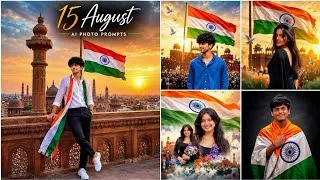 Thumbnail: 15 August Viral Photo Editing Tutorial | Independence Day Photo Editing 2026 | 15 August Ai Photo