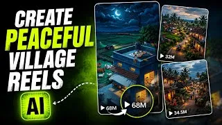 Thumbnail: Create Viral 4K Ai Art Reels | How To Make Peaceful Ai Art Reels | Ai Art Reels Video Kaise Banaye