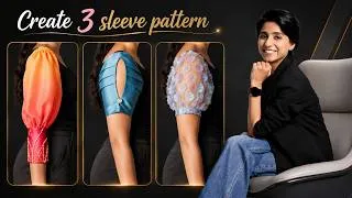 Thumbnail: Create 3 Sleeve Pattern | Step By Step Guide ❤️