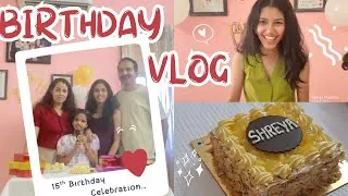 Thumbnail: Shreya’s 15th Birthday |Shreya Nambiar |Birthday Celebration | #hbd #2025 #family | Rajatha Jithesh