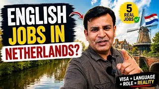 Thumbnail: English-Speaking Jobs in Netherlands (for Indians) 😳 | 5 Real Roles + Filters
