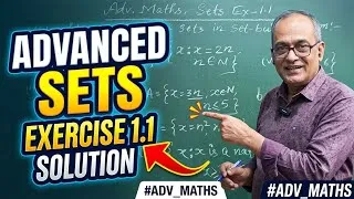 Thumbnail: Advanced Mathematics Class 9 Exercise 1.1 Q. No. 4 Objective Questions @RajeshTutorials