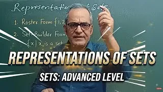 Thumbnail: How to Represent Sets | Sets: Advanced Level @RajeshTutorials