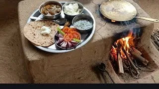 Thumbnail: रजनी की रसोई:शुध्द देशी थाली सादगी में ही असली  स्वाद है पंरपरा का स्वाद चूल्हे से सीधे आपकी थाली तक