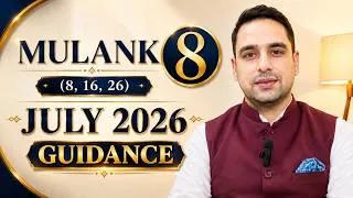 Thumbnail: Mulank 8 July 2026 Guidance | Career, Love & Money Predictions #bestnumerologistinindia