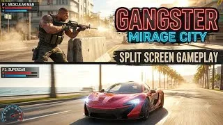 Thumbnail: Split Screen Gameplay | The Three Paulies Mission | Gangster Mirage City  | GTA MOBILE