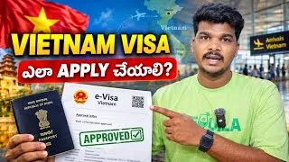 Thumbnail: Vietnam Visa for Indians 🇻🇳 | Complete Visa Process in Telugu | Fees, Documents & How to Apply