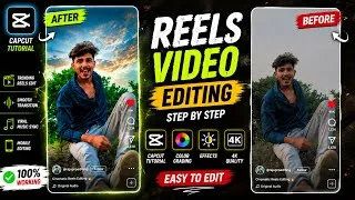Thumbnail: Reels Video Editing Tutorial in CapCut 🔥 | Cinematic Reels Editing Step by Step 