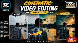 Thumbnail: Trending BLACK CINEMATIC EFFECT reels editing in Capcut || Cinematic edit ||