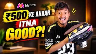 Thumbnail: Myntra Boxy Fit T-Shirts Under ₹500 | 5 Stylish Picks for Men