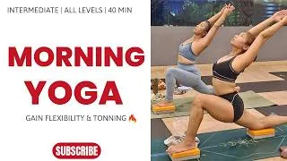Thumbnail: Morning Yoga Flow for Intermediate Practitioners | Full Body Wake-Up 