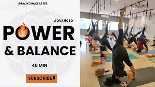 Thumbnail: Power Yoga Flow | 40 Min Full Body Strength, Balance & Flexibility