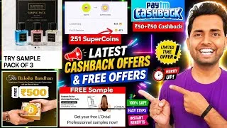 Thumbnail: Free ₹500 BTC - Free 251 Supercoin - Free 3pic Perfume - Lorial's Free Sample - Paytm ₹50 Cashback✅✅