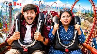 Thumbnail: কানাডার সবচেয়ে ভয়ংকর Roller Coaster এ উঠলাম! 😱🎢 | Canada’s Wonderland | Rakib Hossain