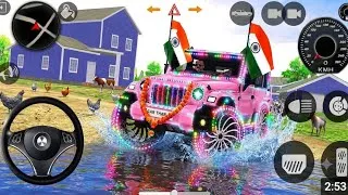 Thumbnail: Dollar (Song) Modified Mahindra M-Black Thar 😈|| Indian Cars simulator 3D || Android Gameplay