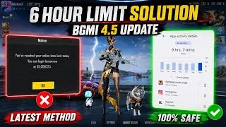 Thumbnail: ​​BGMI 4.5 Update VPN Method | 6 Hour Limit Solution for Rank Push (Proof)