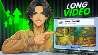 Thumbnail: How to Create Long AI 2D Videos in Just One Click 🤯
