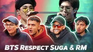 Thumbnail: OUR FIRST TIME WATCHING BTS 'Respect' by Suga and RM