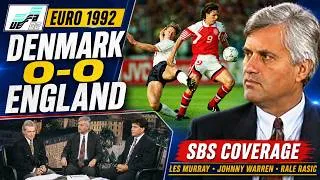 Thumbnail: Denmark 0-0 England | UEFA Euro 1992 | SBS Coverage - Les Murray, Johnny Warren and Rale Rasic