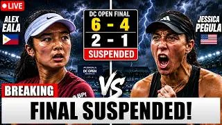 Thumbnail: ALEX EALA vs JESSICA PEGULA FINAL SUSPENDED! The Whole Tennis World Is Waiting!