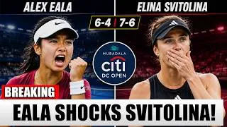 Thumbnail: BREAKING: Alex Eala Stuns Svitolina to Reach DC Open Semifinal!