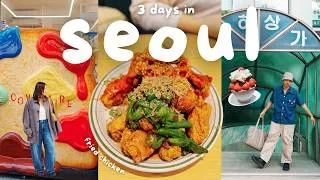 Thumbnail: 3 Days in Seoul Vlog 🇰🇷 Best Restaurants, Shopping, Cafes & Things to Do | Seoul Travel Guide 2026