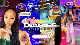 Thumbnail: SUMMER DIARIES 010. 🌸🫧| club, circus, hair, nails, food, friends || Ra’Mariah Alexia