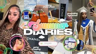 Thumbnail: SUMMER DIARIES 007. 🌸🫧| graduation, new tattoo, grad gifts, maintenance, friends|| Ra’Mariah Alexia