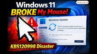 Thumbnail: Windows 11 Update KB5120998 Is Breaking Mouse Controls — And Defender Is Lying Again
