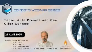 Thumbnail: COMOSYS WEBINAR SERIES 10: Auto Presets and One Click Connect