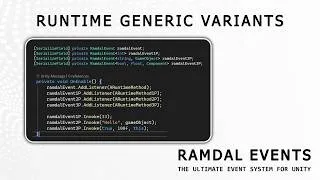 Thumbnail: Using Generic Runtime Event Variants | Ramdal Events