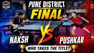 Thumbnail: Pune District Final | Pushkar vs Naksh | Epic Table Tennis Match 🏓