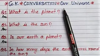 Thumbnail: our universe | what is the planet | what is the sun | which planet is known as the evening star