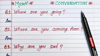 Thumbnail: Myself | where are you coming from | why are you going to school | who earns money for your family